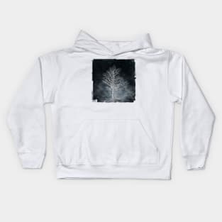 Dream Tree - Night Scene With Single Tree Kids Hoodie